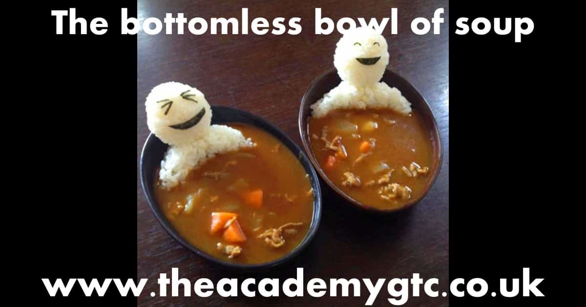 The bottomless bowl of soup