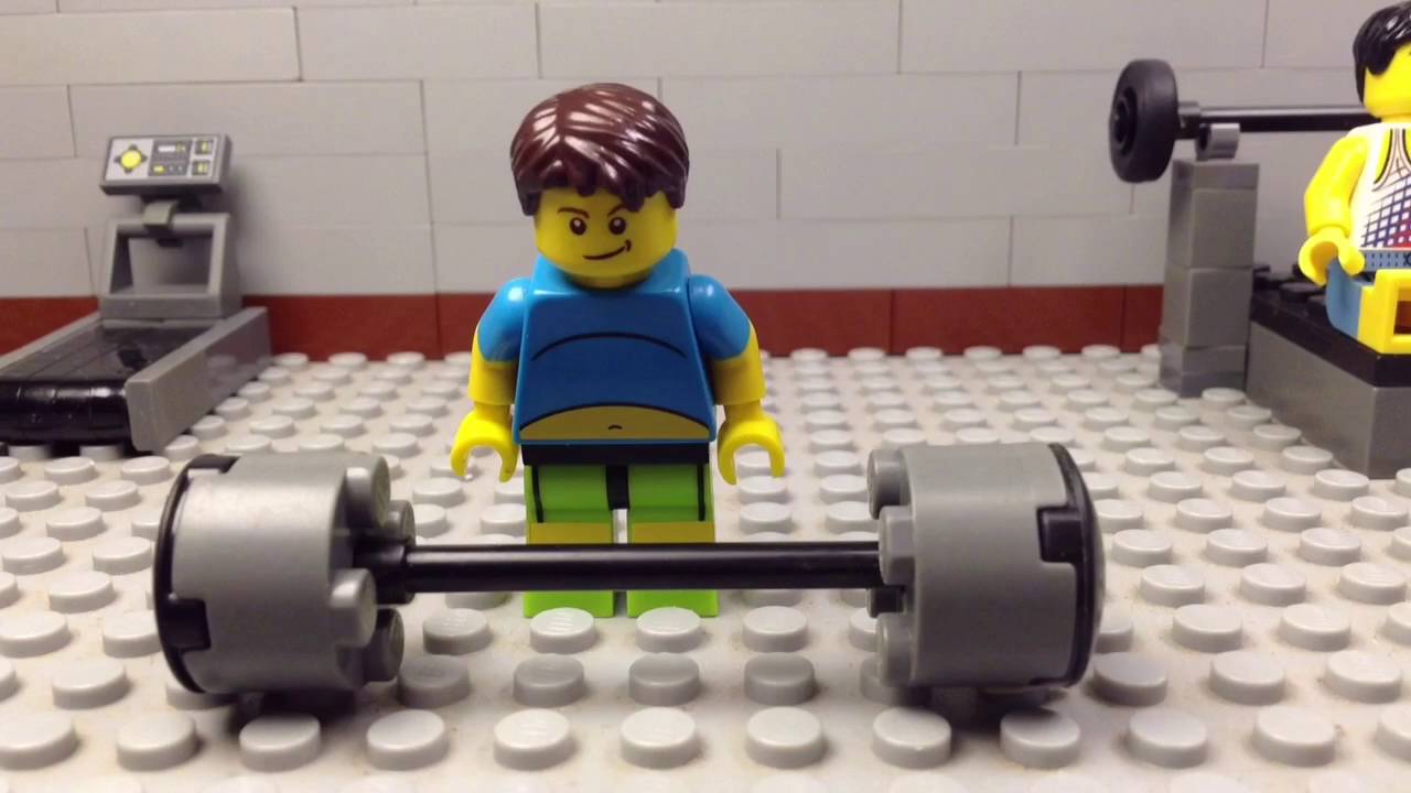 Lego Gym - Enjoying Exercise