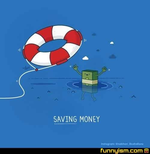 Different ways to save money…….