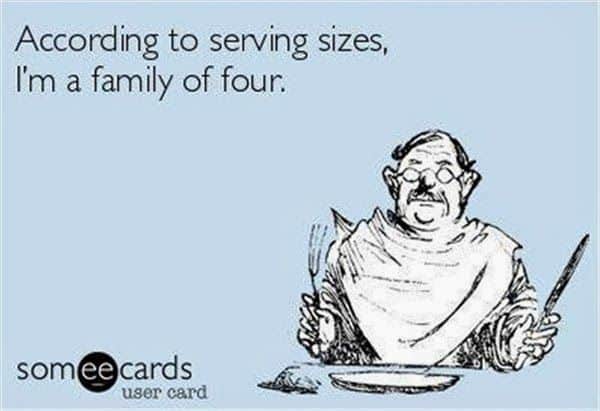 Everything is portion size