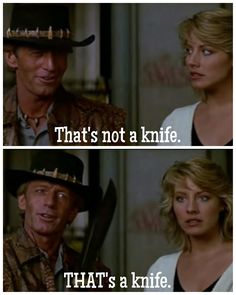“That’s not a knife” [“That’s a knife”]