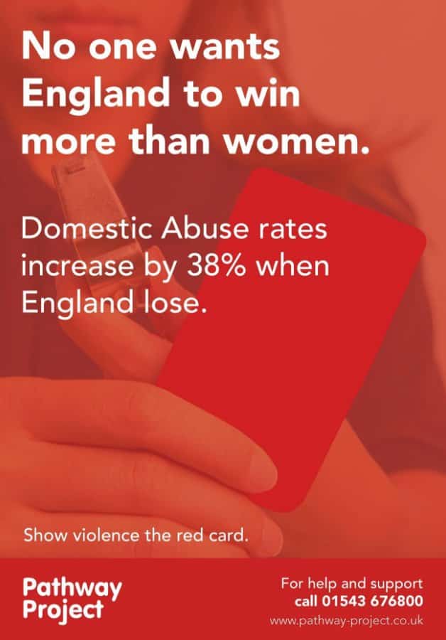 Domestic abuse goes up by 38% [Football again, innit?]