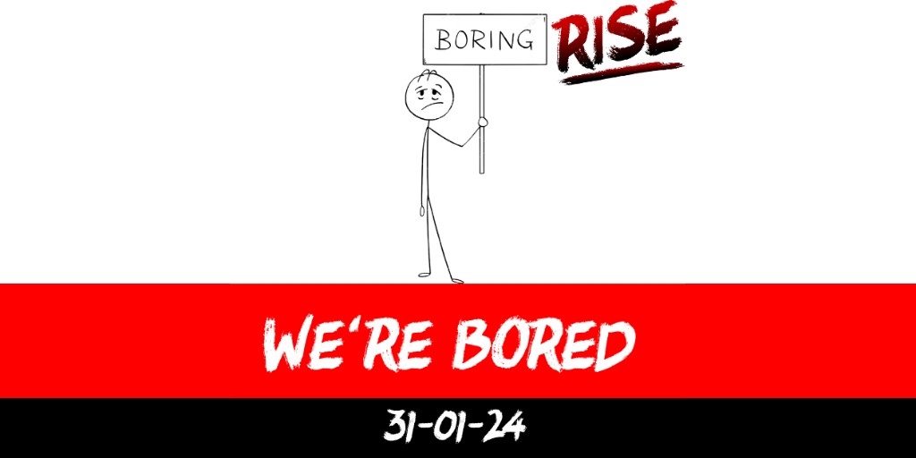We’re bored
 | RISE Macclesfield | Group Personal Training gym weight loss programmes