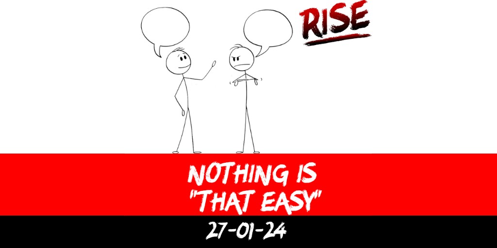 Nothing is “that easy”
 | RISE Macclesfield | Group Personal Training gym weight loss programmes