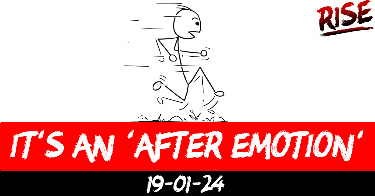 It’s an ‘after emotion’
 | RISE Macclesfield | Group Personal Training gym weight loss programmes
