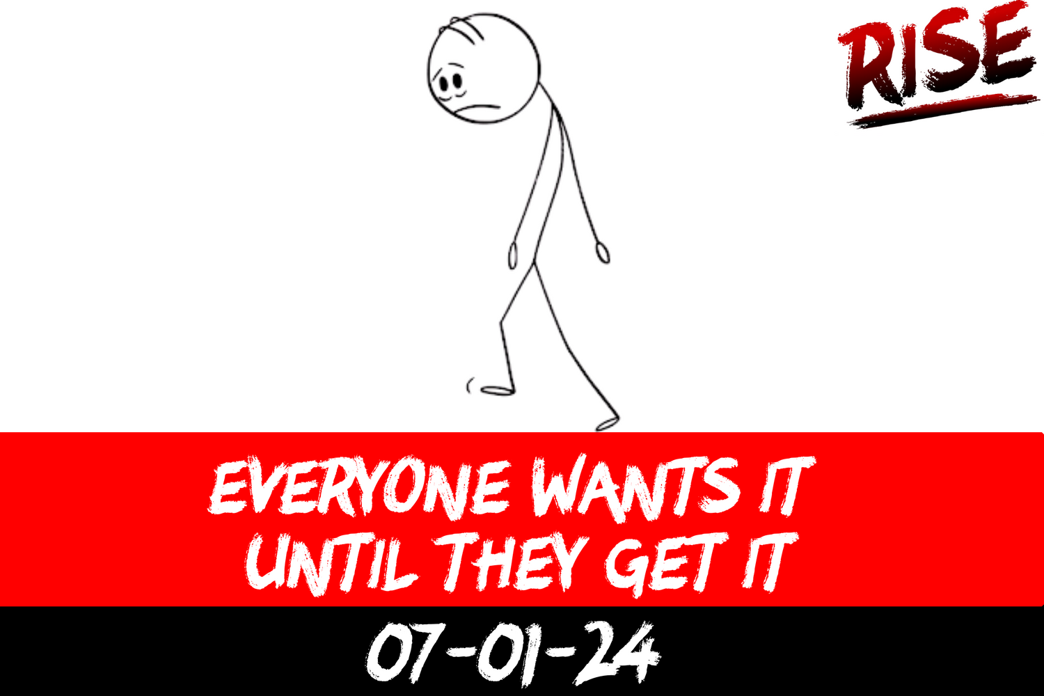 Everyone wants it until they get it
 | RISE Macclesfield | Group Personal Training gym weight loss programmes