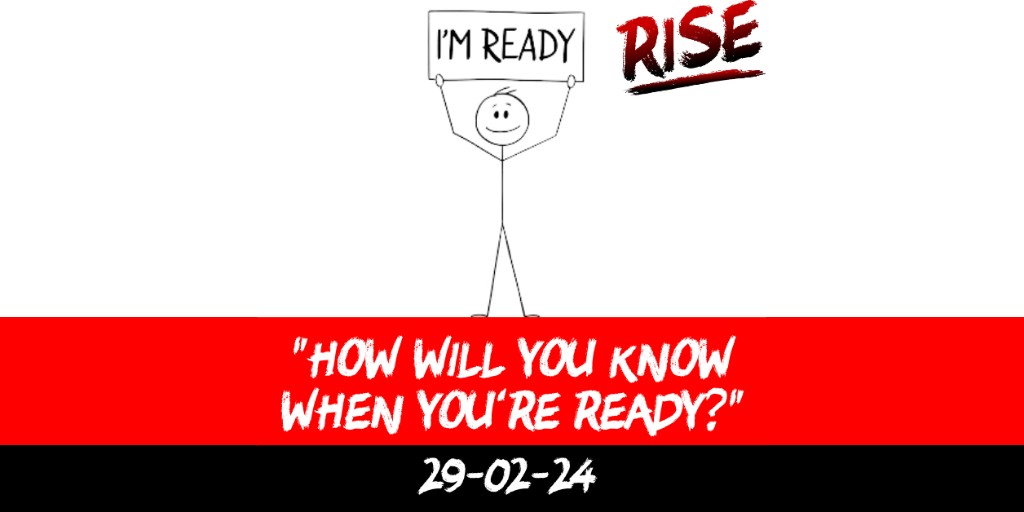 “How will you know when you’re ready?”
 | RISE Macclesfield | Group Personal Training gym weight loss programmes