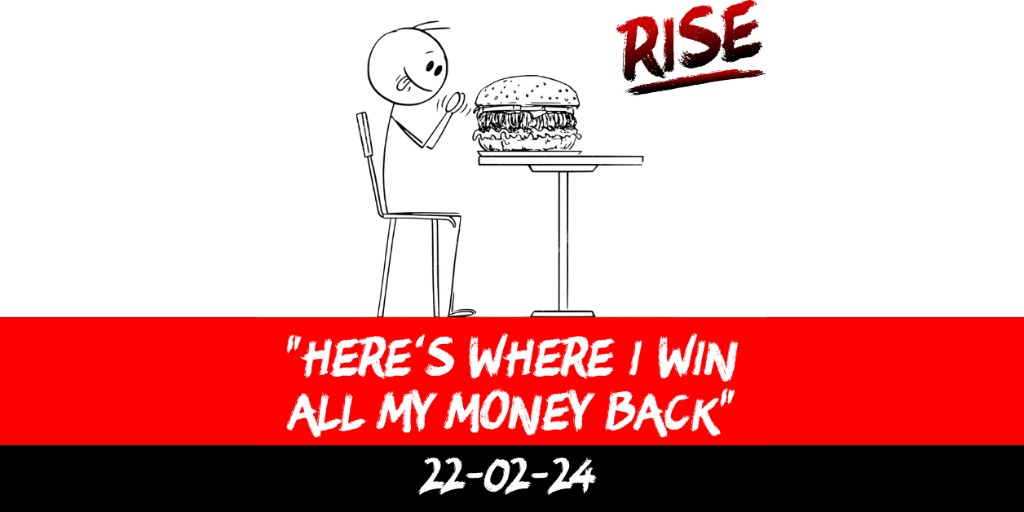 “Here’s where I win all my money back”
 | RISE Macclesfield | Group Personal Training gym weight loss programmes