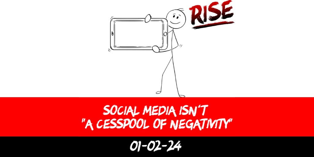 Social media isn’t “a cesspool of negativity”
 | RISE Macclesfield | Group Personal Training gym weight loss programmes