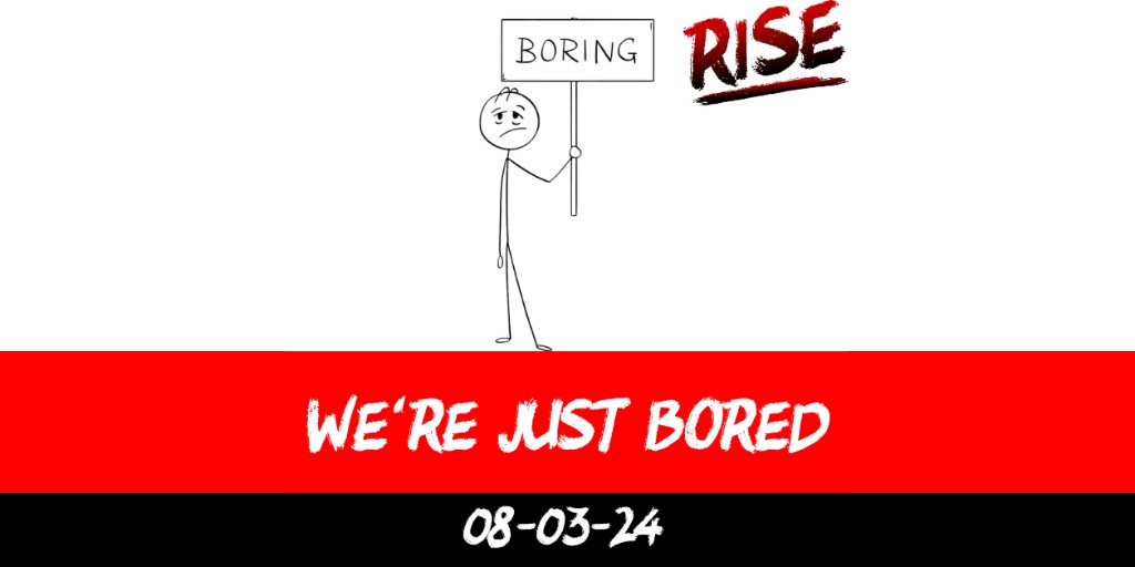We’re just bored
 | RISE Macclesfield | Group Personal Training gym weight loss programmes