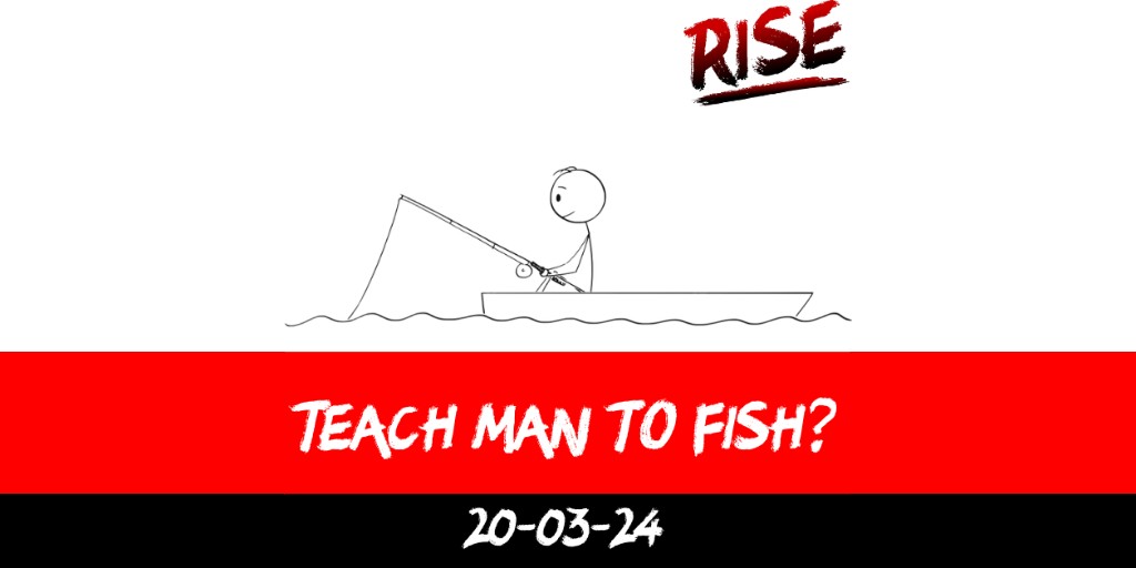 Teach man to fish?
 | RISE Macclesfield | Group Personal Training gym weight loss programmes