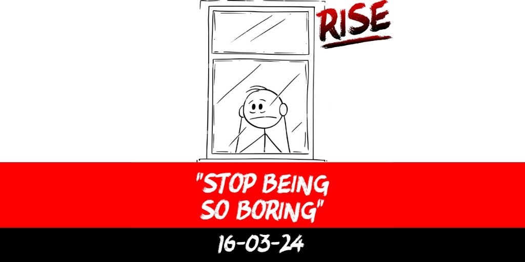 “Stop being so boring”
 | RISE Macclesfield | Group Personal Training gym weight loss programmes
