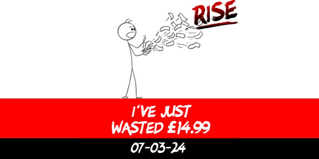 I’ve just wasted £14.99
 | RISE Macclesfield | Group Personal Training gym weight loss programmes