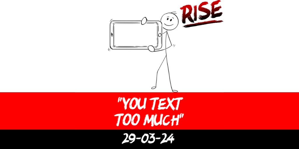 “You text too much”
 | RISE Macclesfield | Group Personal Training gym weight loss programmes