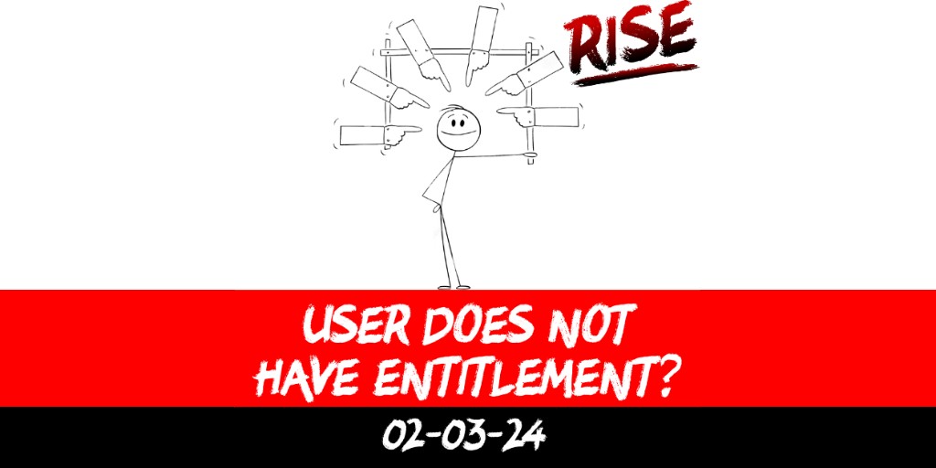 User does not have entitlement?
 | RISE Macclesfield | Group Personal Training gym weight loss programmes