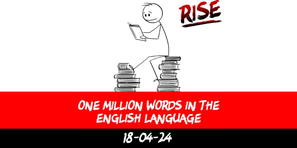 One million words in the English language
 | RISE Macclesfield | Group Personal Training gym weight loss programmes