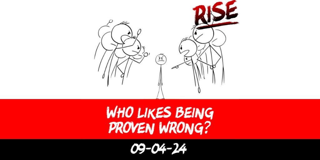 Who likes being proven wrong?
 | RISE Macclesfield | Group Personal Training gym weight loss programmes